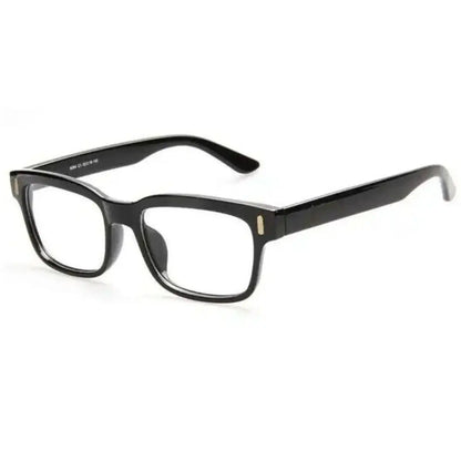 Blaulichtfilter-Brille – Eckiges Gestell mit klaren Gläsern Zorenza