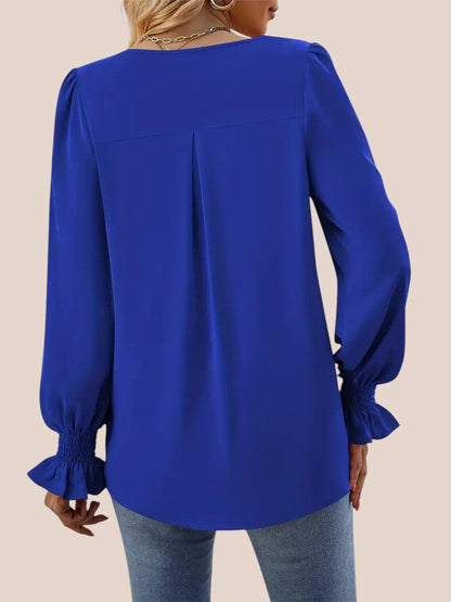 Mira - Blusa Elegante con Escote en V