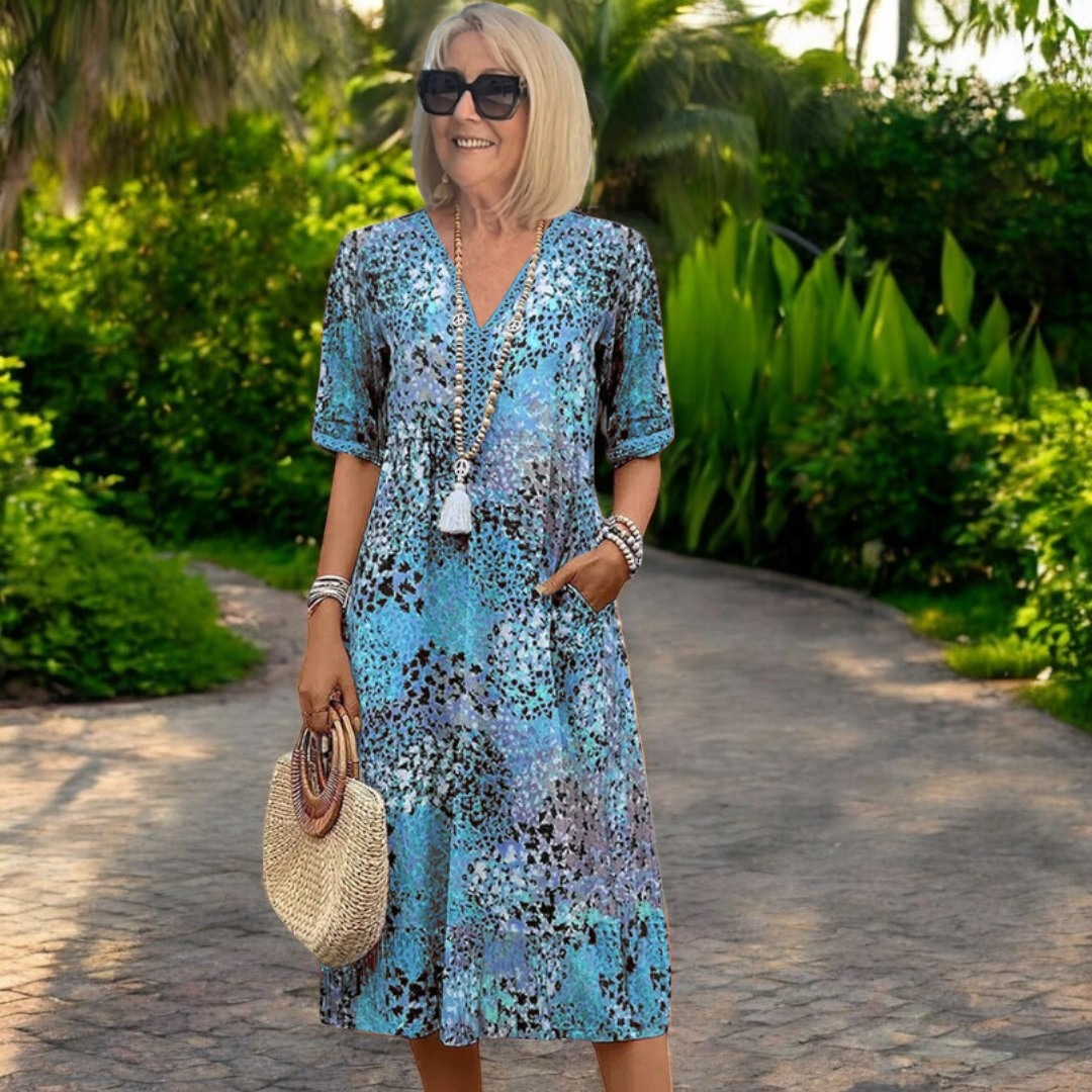 Ladina - Lightweight Flowing Dress With a Flattering Effect