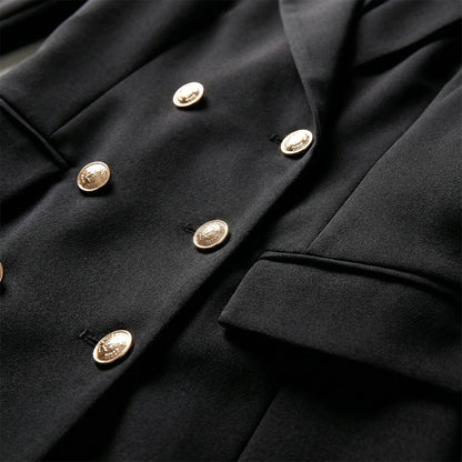 Blazer kjole | Double breasted kjole med figursyet pasform