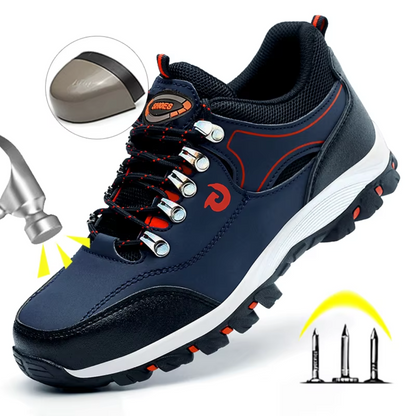 Chaussures de sécurité à embout en acier pour homme – Légères, anti-perforation, antidérapantes, baskets de travail durables