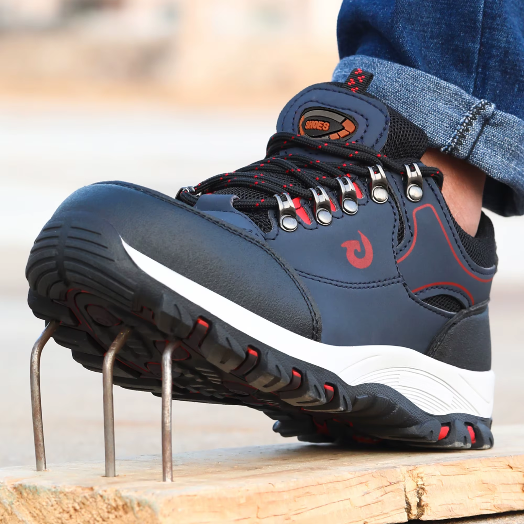 Chaussures de sécurité à embout en acier pour homme – Légères, anti-perforation, antidérapantes, baskets de travail durables