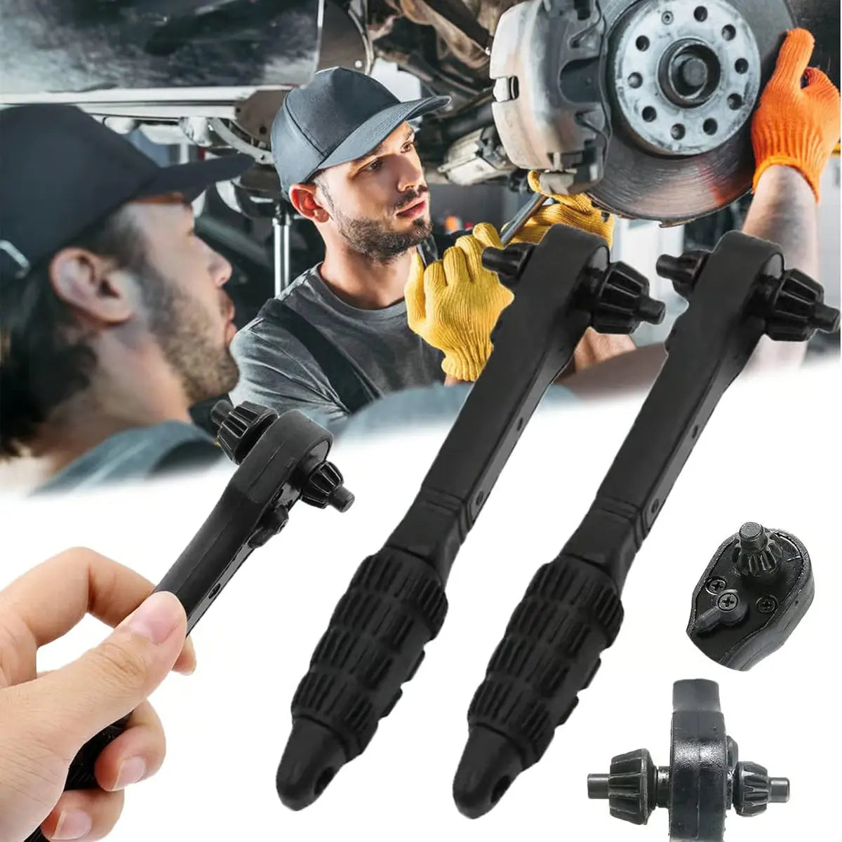 Bohrfutter-Ratschen-Schlüssel | Ergonomisch & kraftvoll für müheloses Arbeiten Zorenza