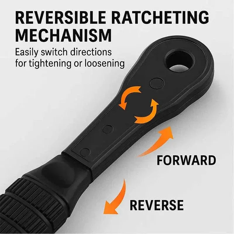 Bohrfutter-Ratschen-Schlüssel | Ergonomisch & kraftvoll für müheloses Arbeiten Zorenza