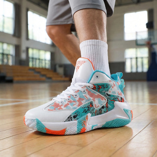 Bold Graphic Court Trainer - Seth