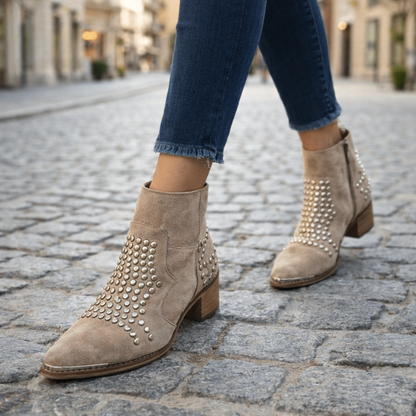 Annie | Ankle Boots with Studs