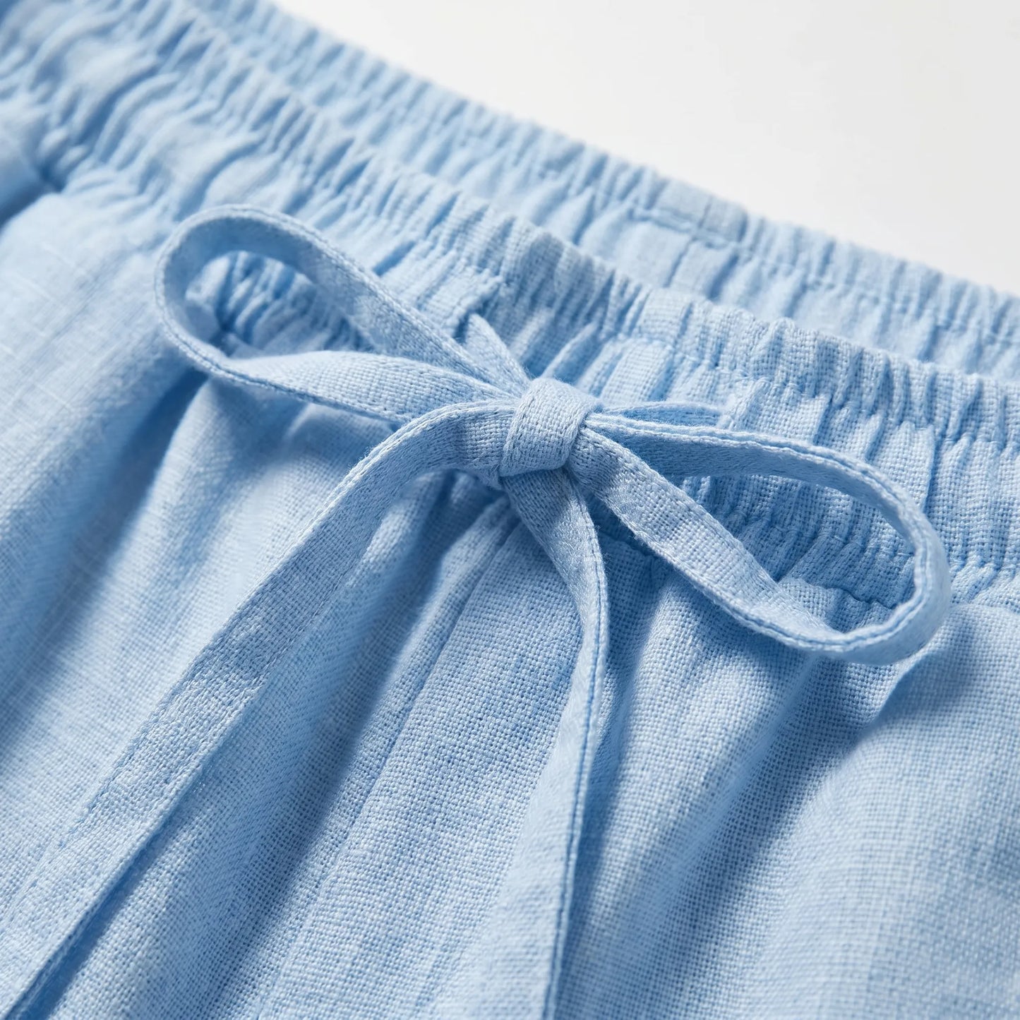 Broek dames | Capri broek met elastische taille en zakken