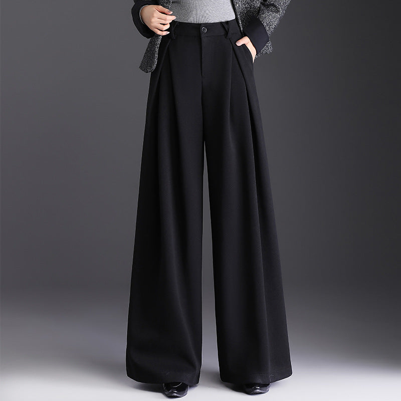 Broek heren | Wijde broek met losse pasvorm