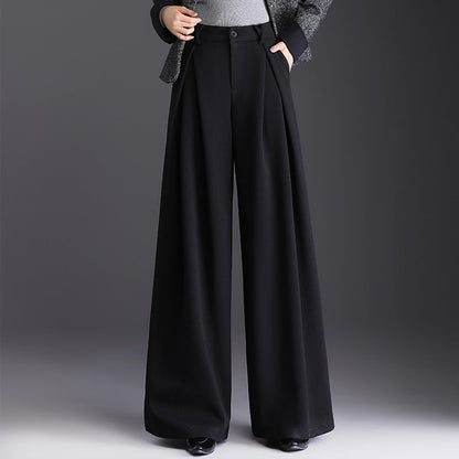 Broek heren | Wijde broek met losse pasvorm