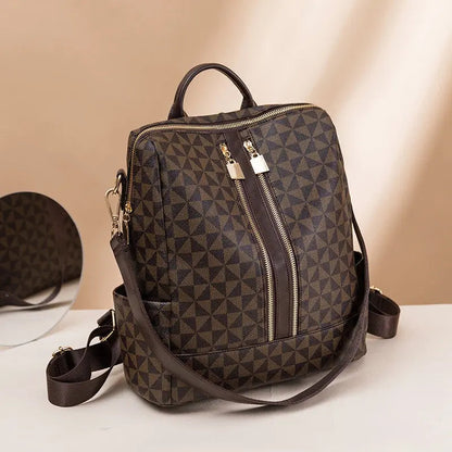 Stylish Convertible Backpack with Clutch - TARHUS