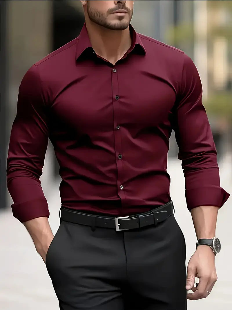 Logan | Slim Fit Button-Up Casual Shirt