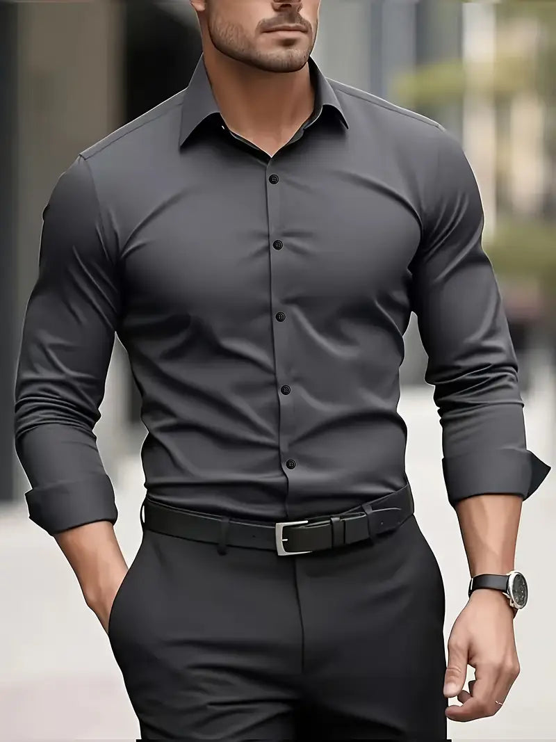 Logan | Slim Fit Button-Up Casual Shirt