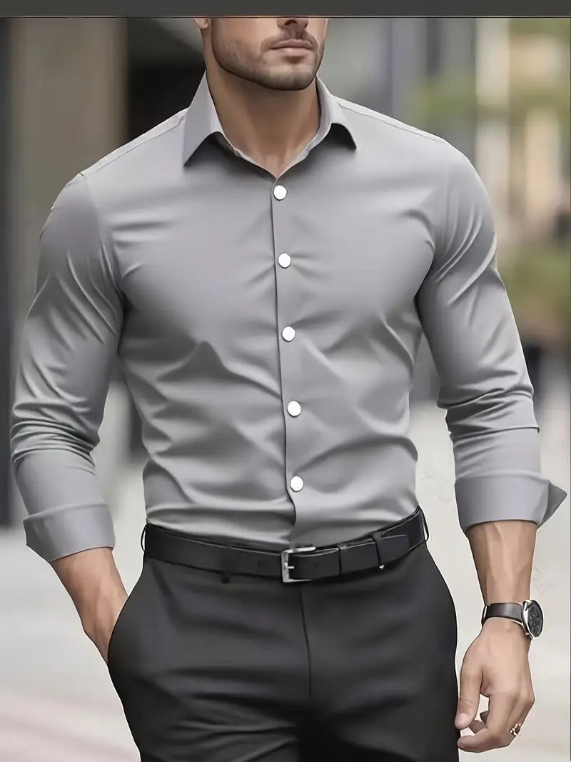 Logan | Slim Fit Button-Up Casual Shirt