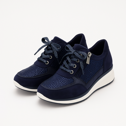 Orthopedic women's shoes blue