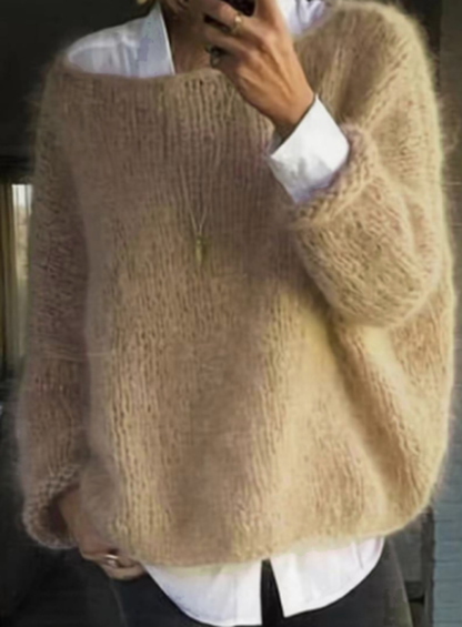 Bella | Women Cozy z długim rękawem Knit sweater