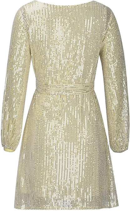 Sharina Dress | Glitzer-Minikleid für strahlend stilvolle Party-Anlässe
