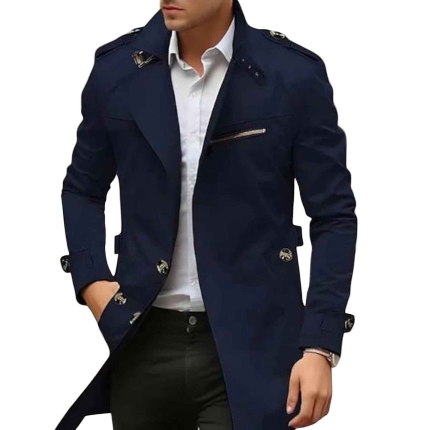 Handgefertigte Jacke mit einzigartigem Design