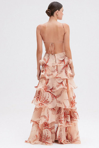 Keziah Vestido con Volantes