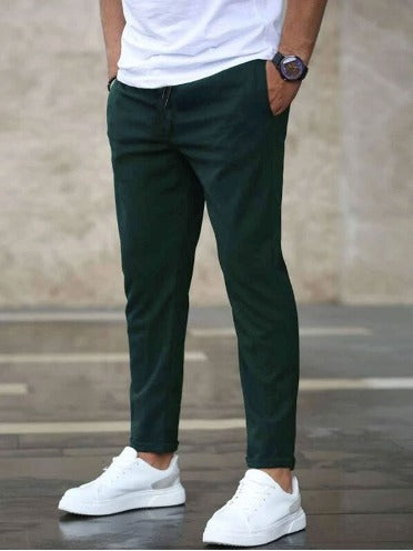 Mason | Slim Fit Drawstring Tapered Trousers
