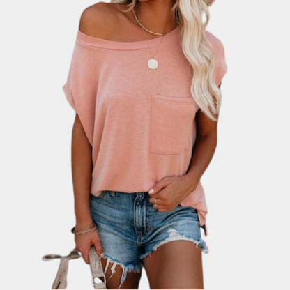 Casual Dames Zomer T-Shirt – Linae