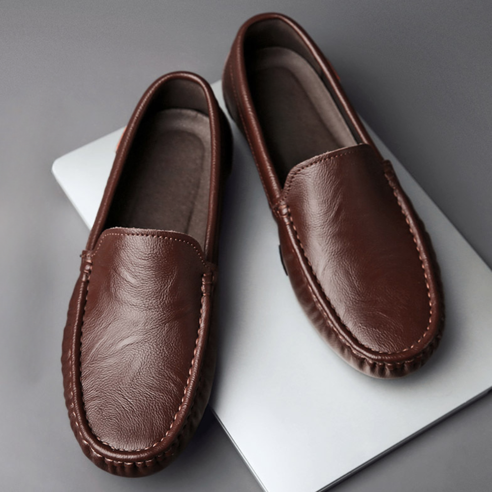 Emerson Mocassins Homme en Cuir – Chaussures Slip-On Élégantes & Confort Durable