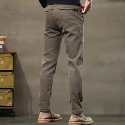 Men’s Slim Fit Trousers Tapered Stretch Smart Everyday Pants