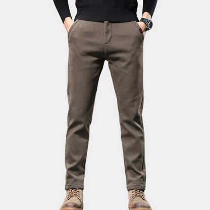 Men’s Slim Fit Trousers Tapered Stretch Smart Everyday Pants