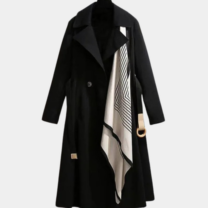 Dakoto | Women’s Stylish Double-Breasted Belted Coat