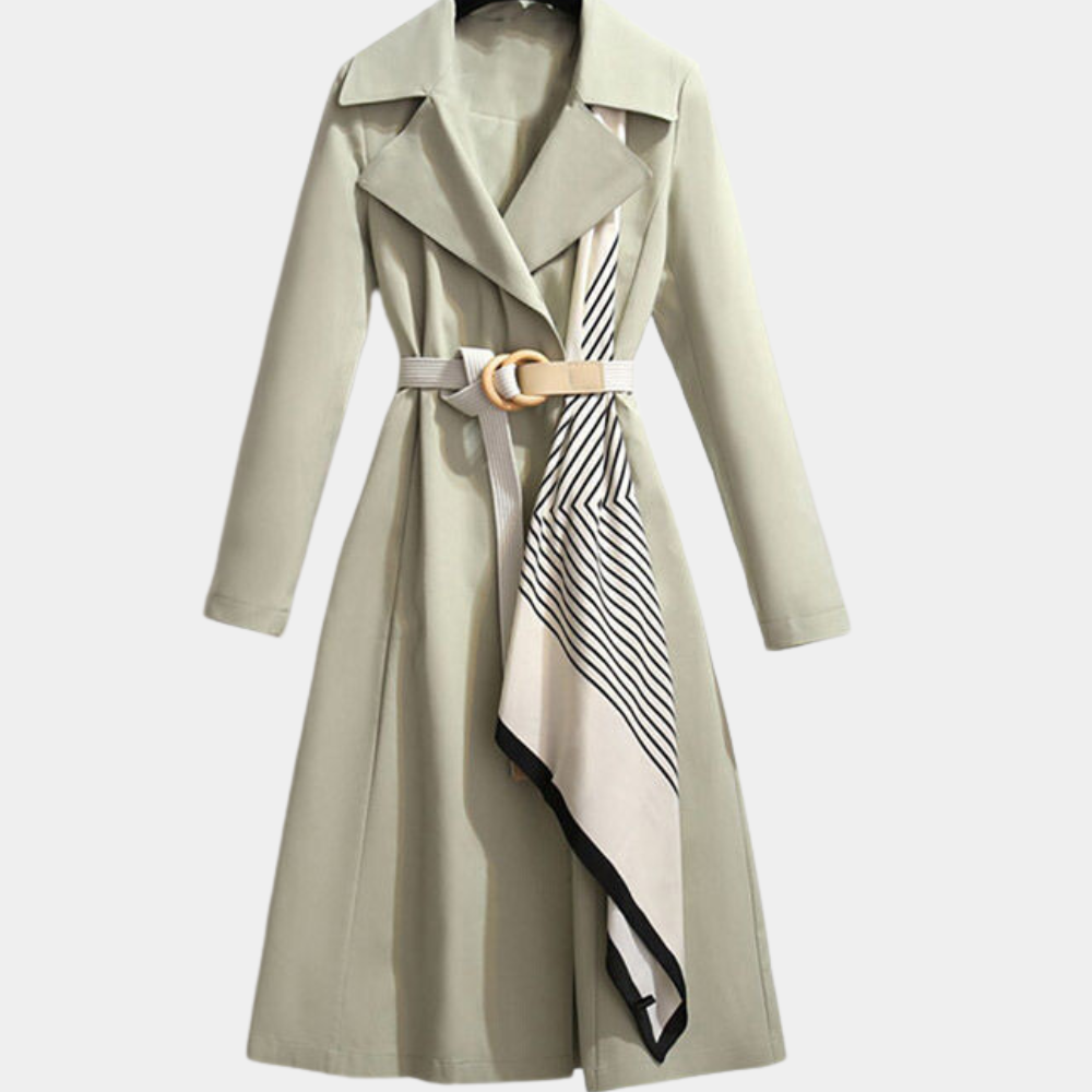 Dakoto | Women’s Stylish Double-Breasted Belted Coat