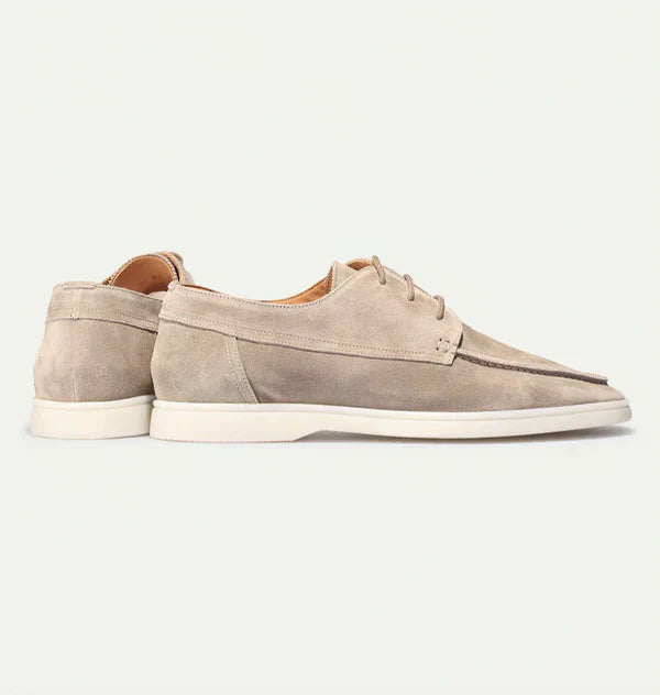 Stratford Luxury Men’s Leather Lace-Up Loafers – Premium Dress and Casual Shoes