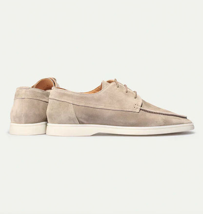 Stratford Luxury Men’s Leather Lace-Up Loafers – Premium Dress and Casual Shoes