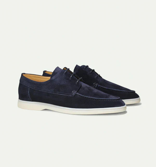 Stratford Luxury Men’s Leather Lace-Up Loafers – Premium Dress and Casual Shoes