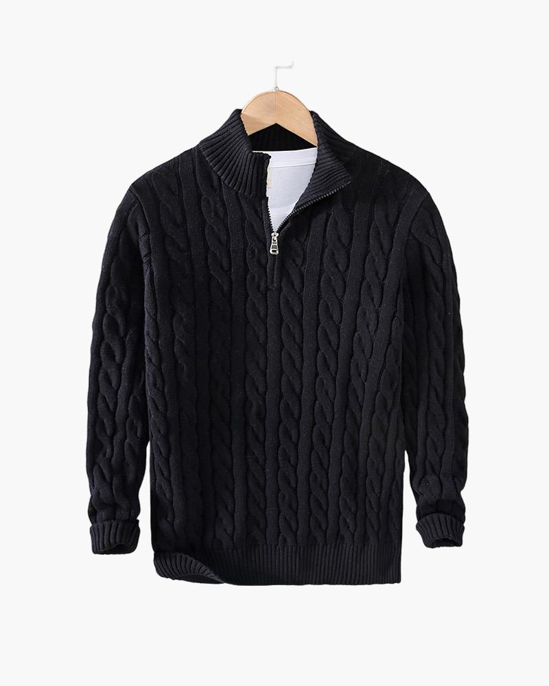 Chaplin Cable Knit Half-Zip