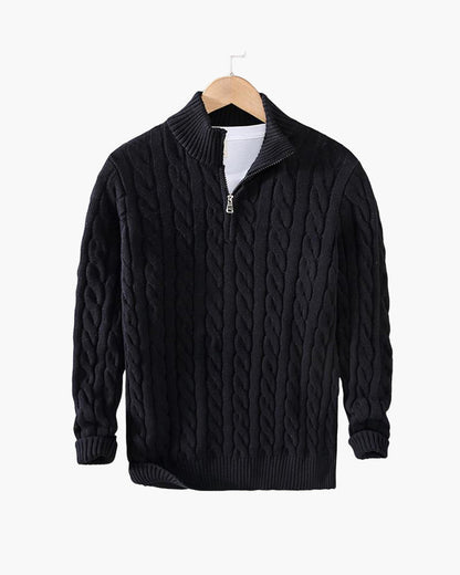 Chaplin Cable Knit Half-Zip