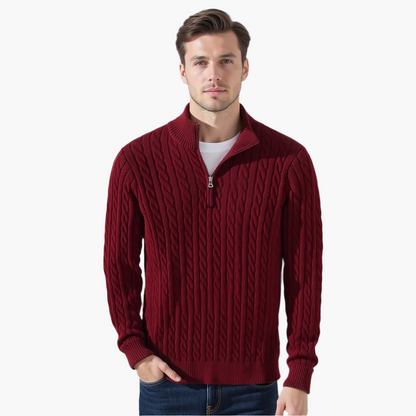 Chaplin Cable Knit Half-Zip