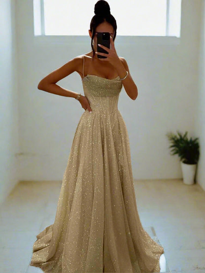 Robe longue femme élégante manches décolletées