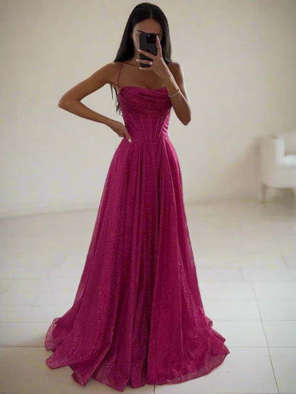 Robe longue femme élégante manches décolletées