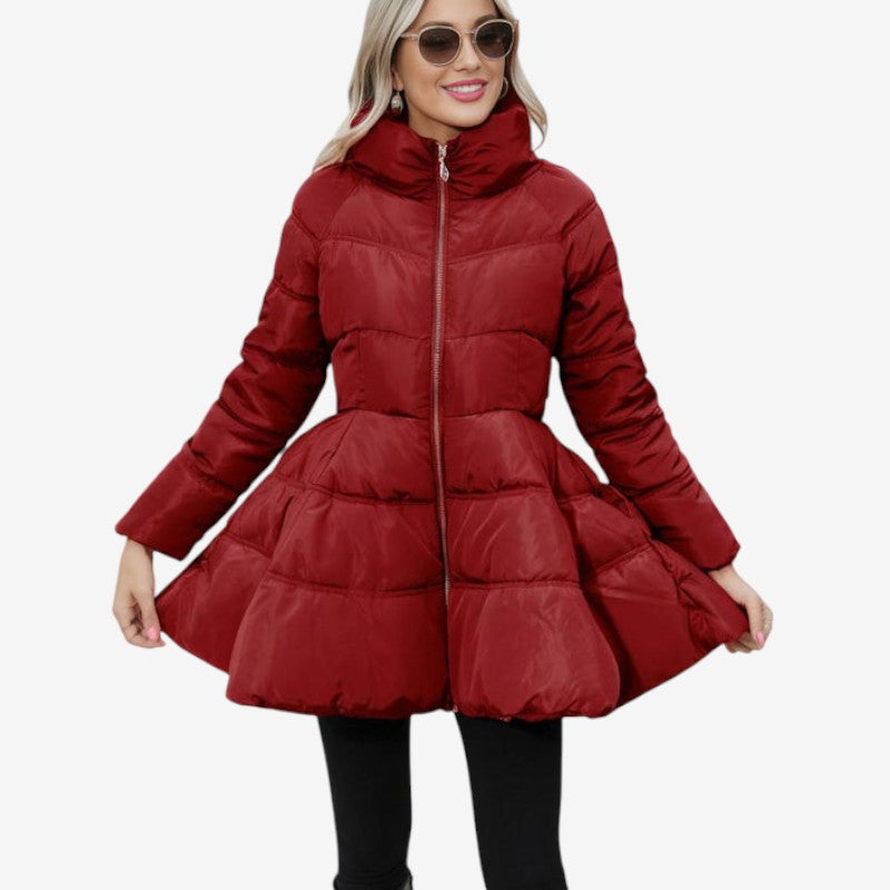 Nora – Long Sleeve Jacket with Collar and Pockets
