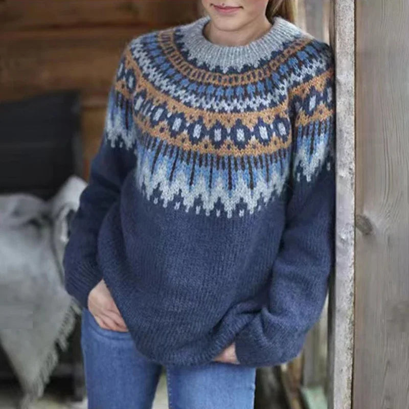 Weihnachtspulli Damen | Gestrickt