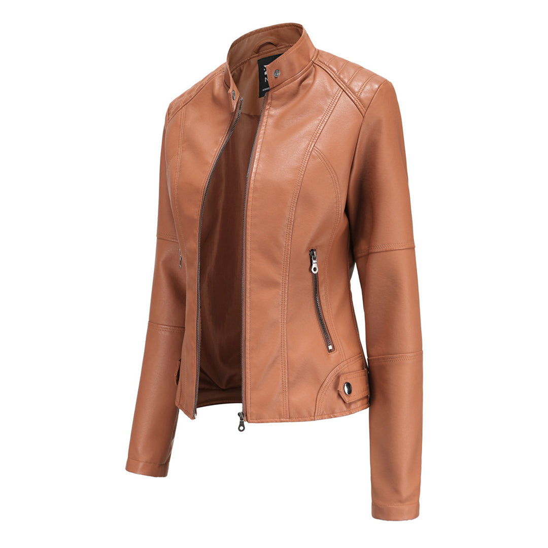 Ella | Women elegant Slim-fit Biker jacket