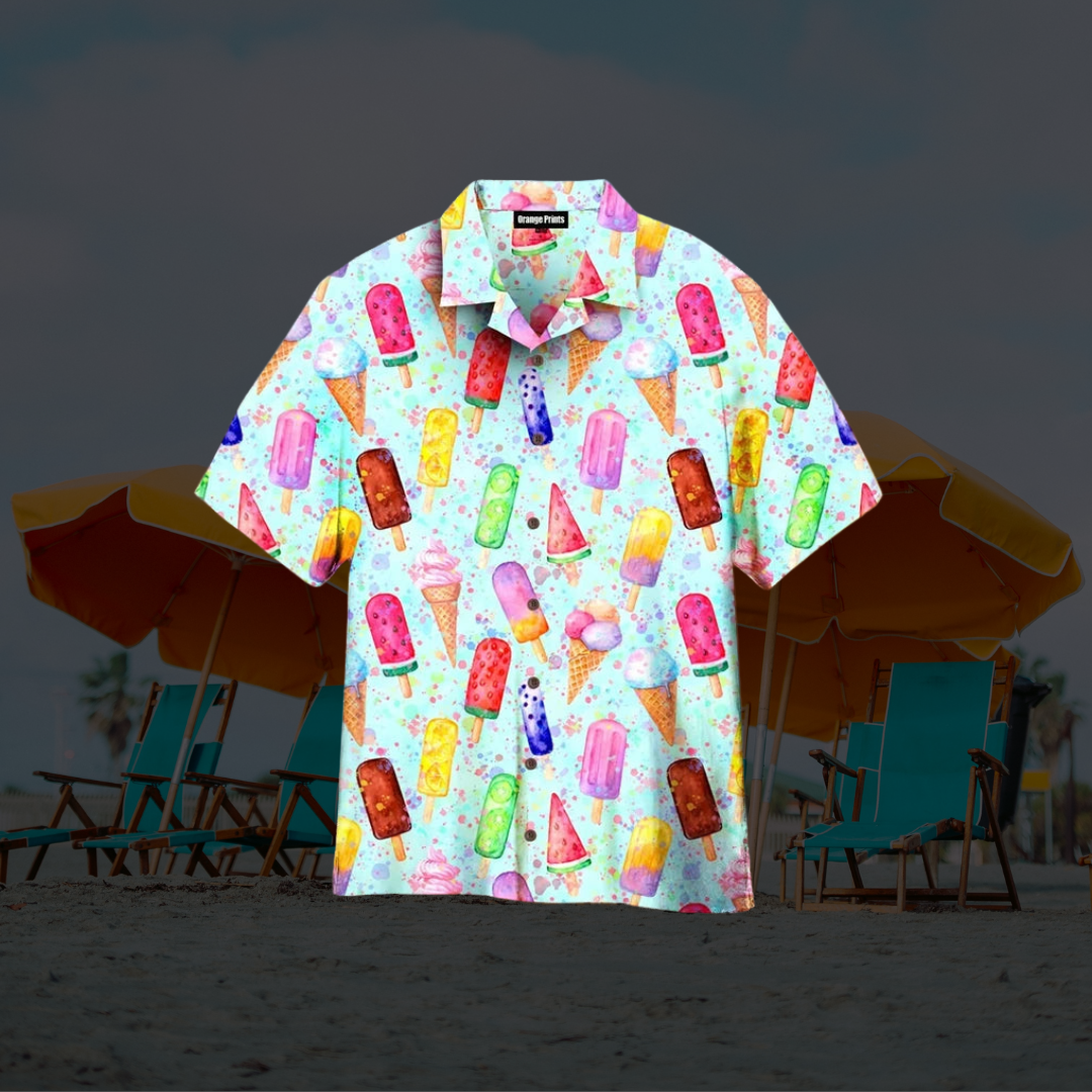 Camicia Estiva Uomo | Hawaiana con Stampa Originale & Maniche Corte