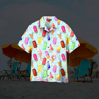 Camicia Estiva Uomo | Hawaiana con Stampa Originale & Maniche Corte