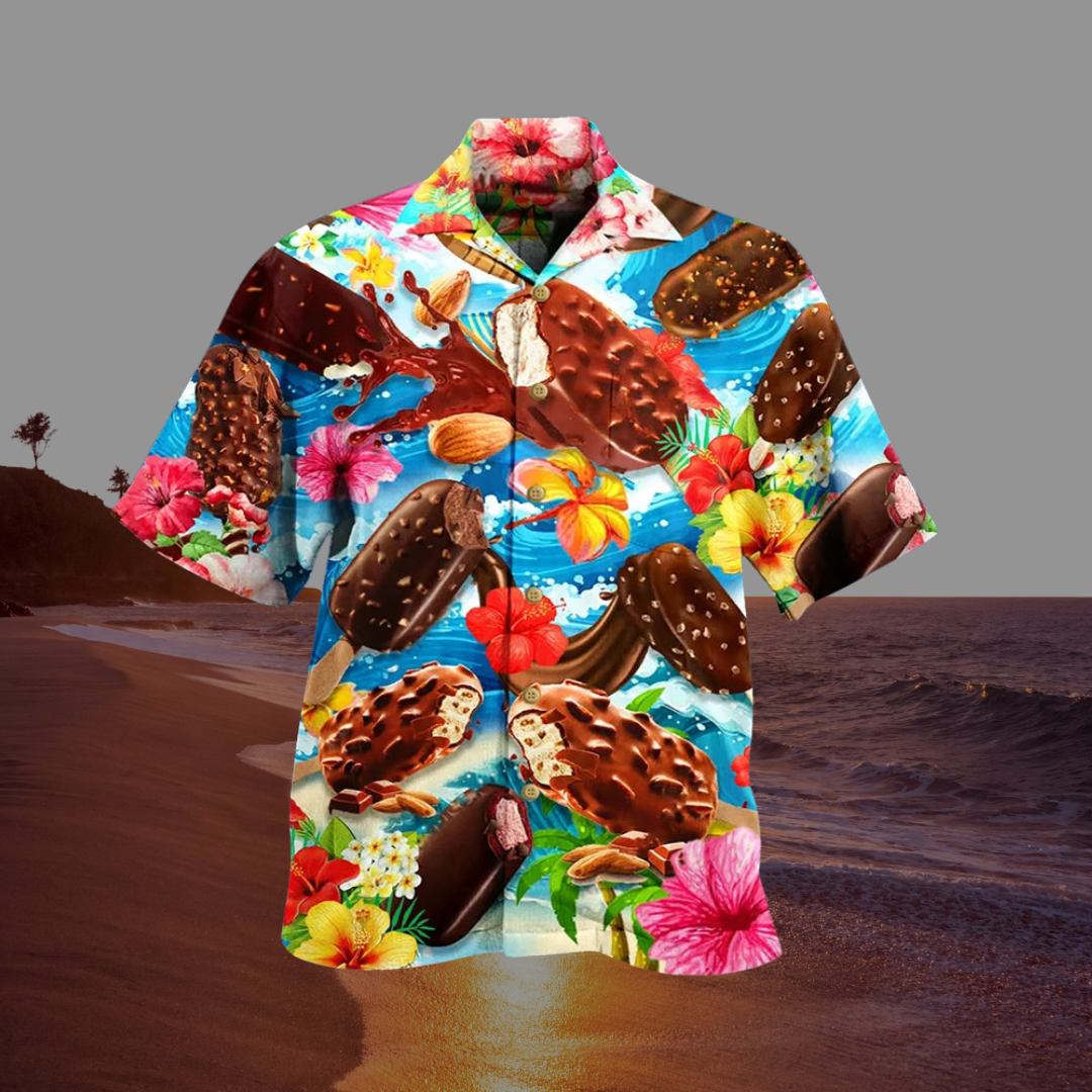 Camicia Estiva Uomo | Hawaiana con Stampa Originale & Maniche Corte