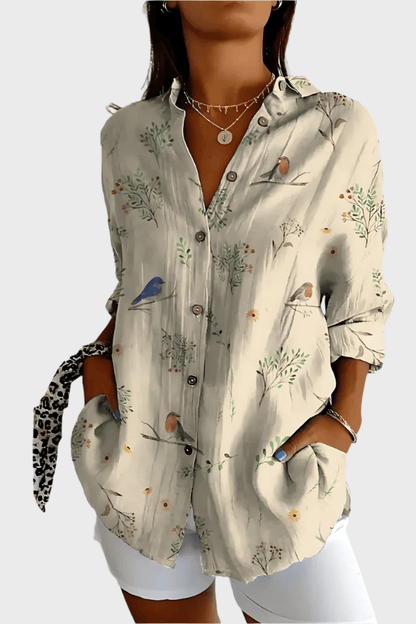 Camicia floreale Donna | Bottoni Frontali & Vestibilità Morbida