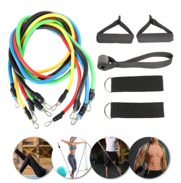 11 Piece Resistance Band Set