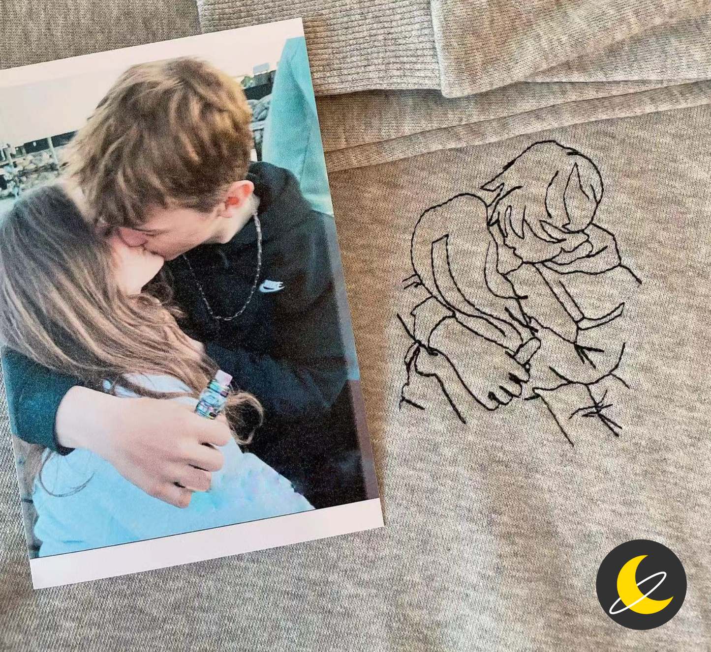 Nightly Wish Custom Embroidered Hoodie