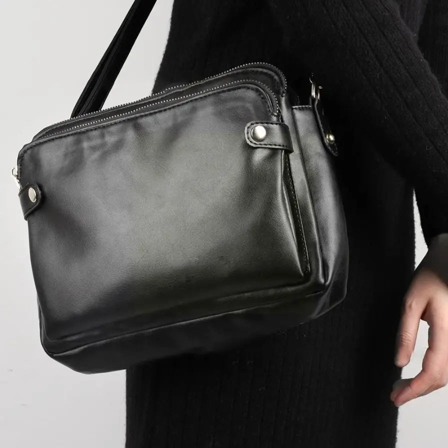 LuxeLeather - Leather Crossbody Bag Tarhus