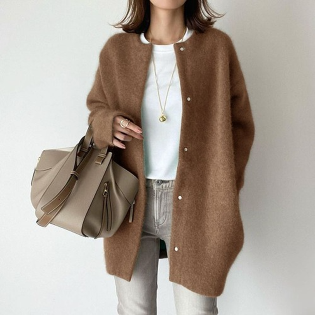 Catherine | Women’s Soft Relaxed Fit Long Cardigan - Image 3