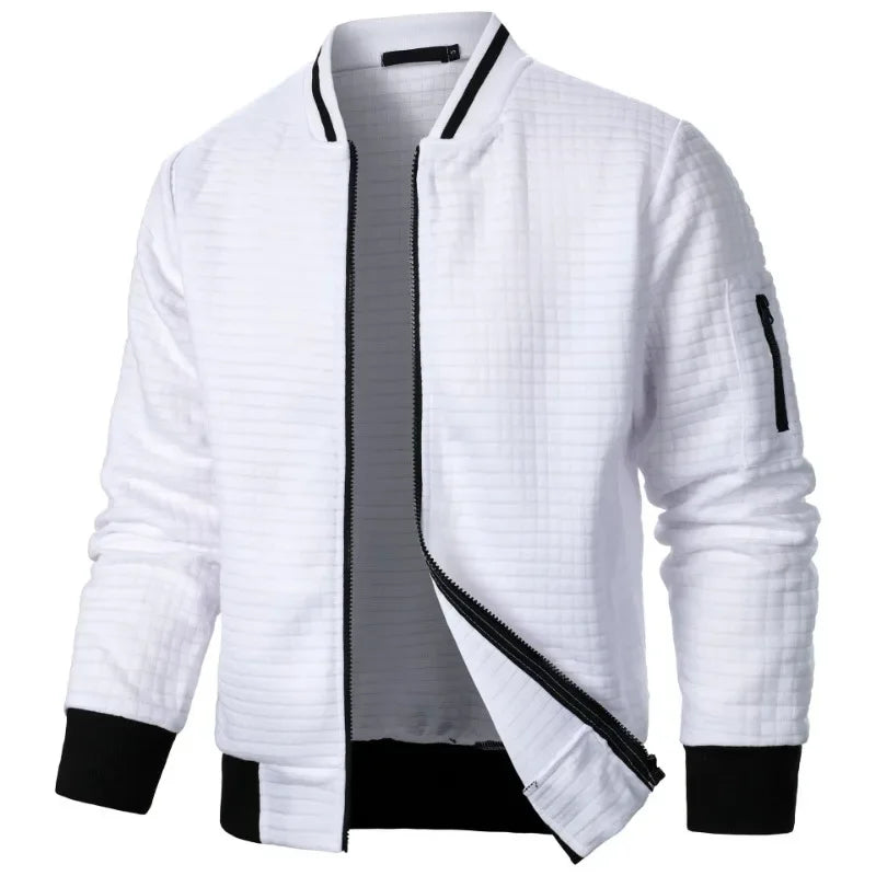 Cardigan herre | Ternet strik vest med knapper og casual pasform