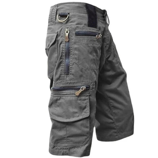 Men’s Cargo Shorts Multi Pocket Utility Zip Outdoor Style